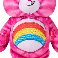 Care Bears Peluche en jean taille amusante (respectueux de l'environnement) - Cheer Bear - Notre exclusivité