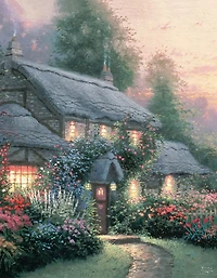 Ceaco 8 en 1 Thomas Kinkade Studio Collection Jigsaw Puzzle Set