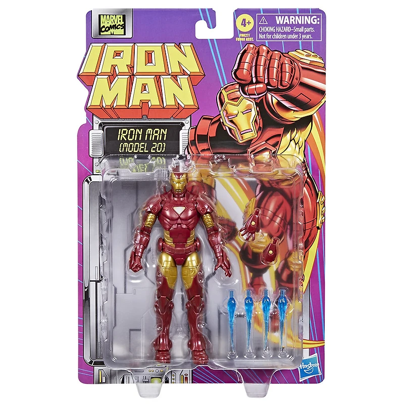 Marvel Legends Series Iron Man (Model 20), figurine inspirée des bandes dessinées