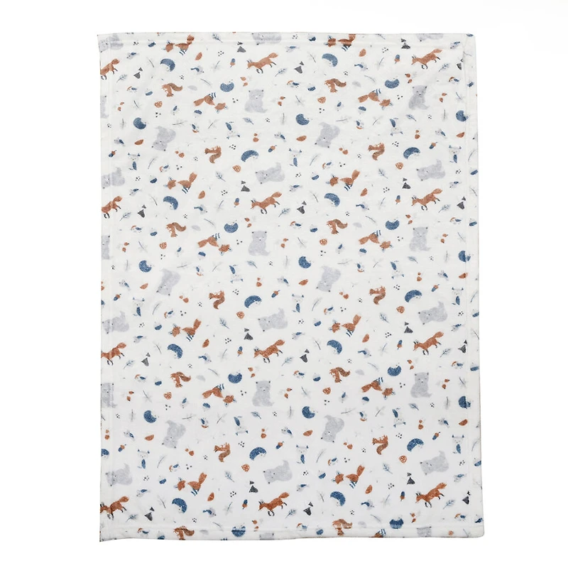 Baby's First by Nemcor 8 Piece Nursery Crib Bedding Set, Forest Adventures