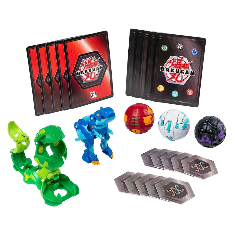 Bakugan, Battle Pack 5 personnages, Ventus Fangzor et Aquos Trox