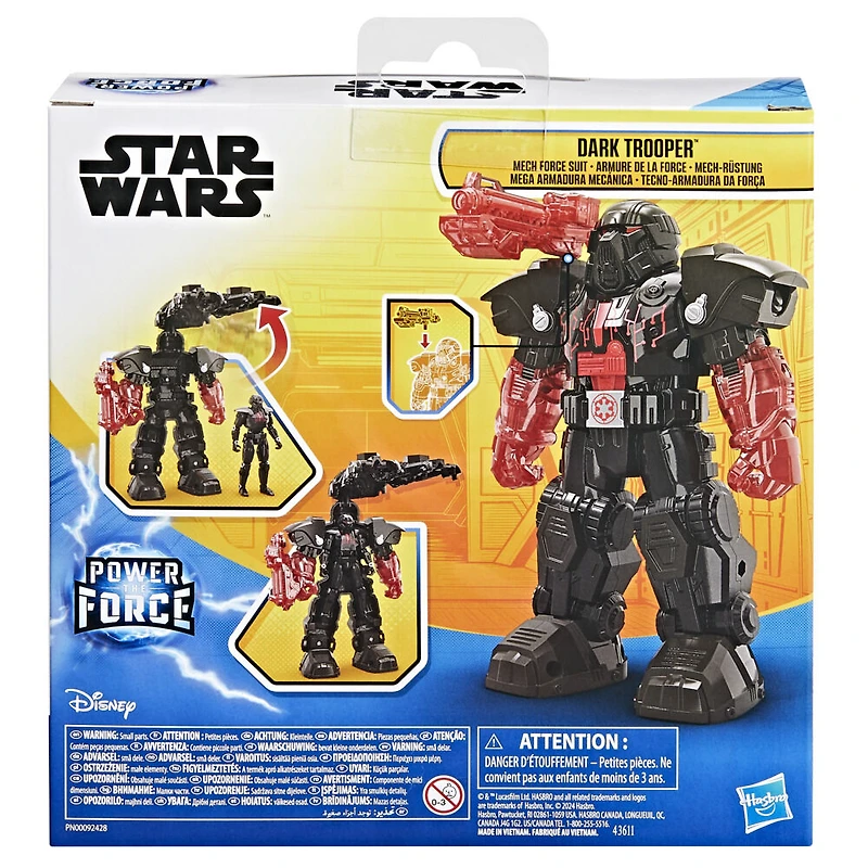 Star Wars Epic World of Action Dark Trooper Armure de la Force - Notre exclusivité