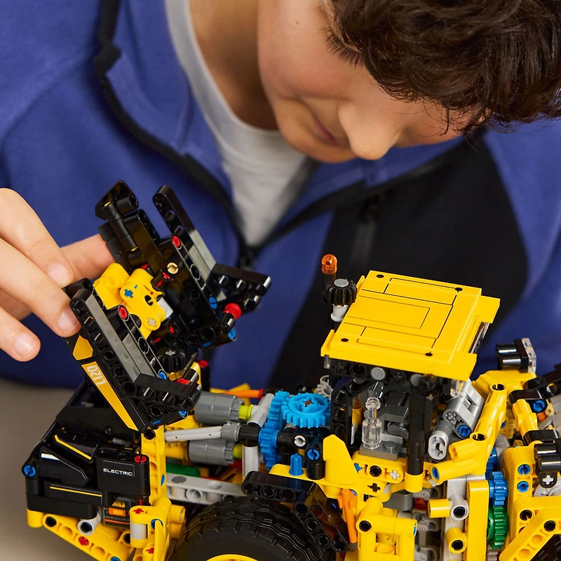 LEGO Technic Volvo L120 Electric Wheel Loader Construction Toy for Kids 9+ - 42209