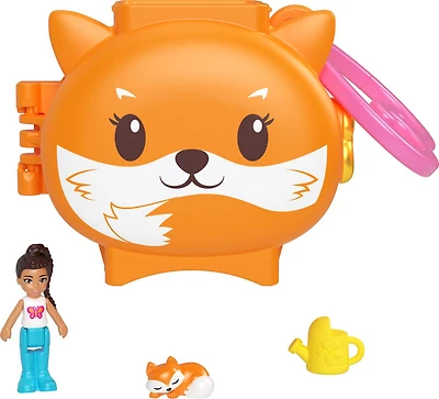 Polly Pocket Connexions Animales Coffret de jeu et poupées Renard
