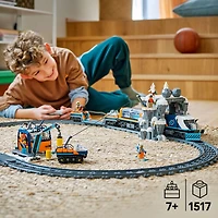 LEGO City Le Train d'Exploration de l'Arctique Ensemble pour les Passionnés de Jouets STIM et de Jeu de Rôle 60470