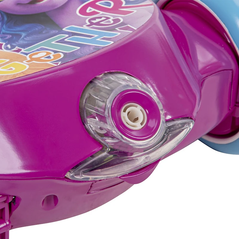 Trottinette électrique à bulles de 6V pour enfants Mon Petit Poney Ride-On alimenté par batterie, Rose