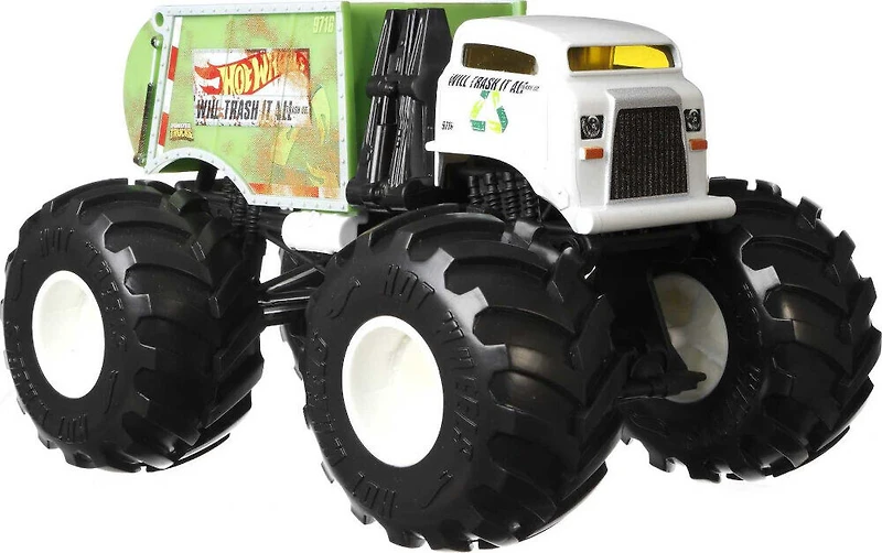 Hot Wheels- Monster Trucks - Véhicule Will Trash It All