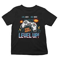 Level Up Short Sleeve Tee - Black