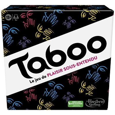 Jeu Taboo classique, jeu de mots à deviner, jeu de groupe pour ados et adultes, jeu de société pour 4 joueurs et plus