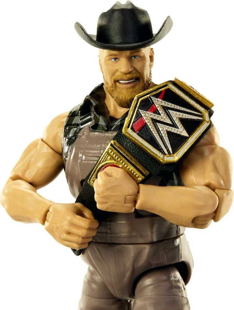 WWE Brock Lesnar Figurine articulée Élite avec accessoires