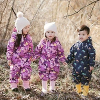 Kids Thin-Lined Rain Suits  | Big Trucks - 3T (3-4Y)