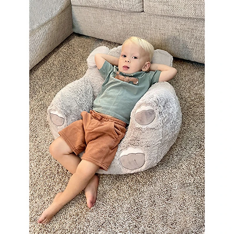 Chaise de personnage en peluche Cuddo Buddies pour tout-petits - Éléphant