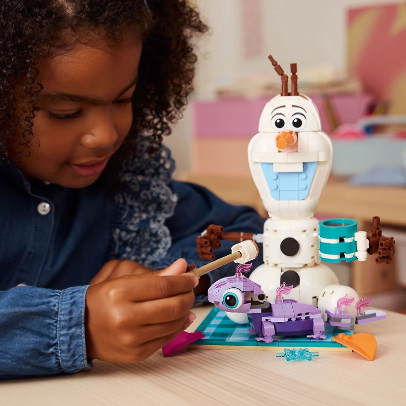 LEGO Disney Frozen Olaf and Bruni's Picnic Fun Building Toy for Girls & Boys , Ages 7+ - 43287