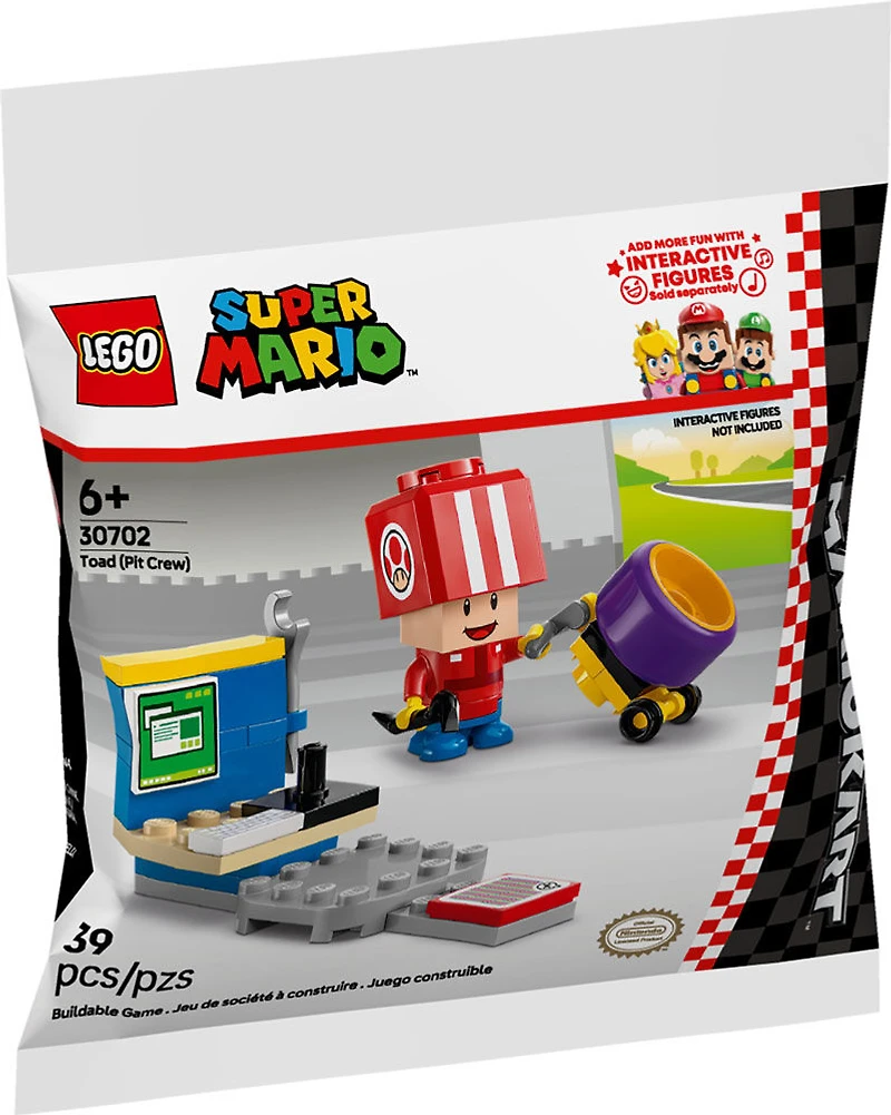 LEGO Super Mario Mario Kart - Toad (mécanicien) 30702