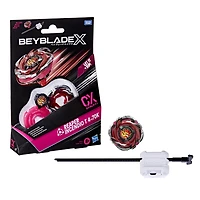 Beyblade X, Starter Pack Reaper Incendio T 4-70K  CX avec toupie et lanceur