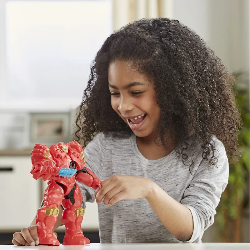 Marvel Avengers Mech Strike Monster Hunters, figurine deluxe Iron Man Armure