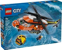 LEGO City Coast Guard Helicopter Building Toy for Kids, Boys & Girls, Ages 7+ - 60503