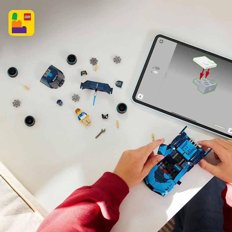 LEGO Speed Champions L'hypervoiture Sport Bugatti Vision Gran Turismo, Ensemble de Modèles et de Construction 77253