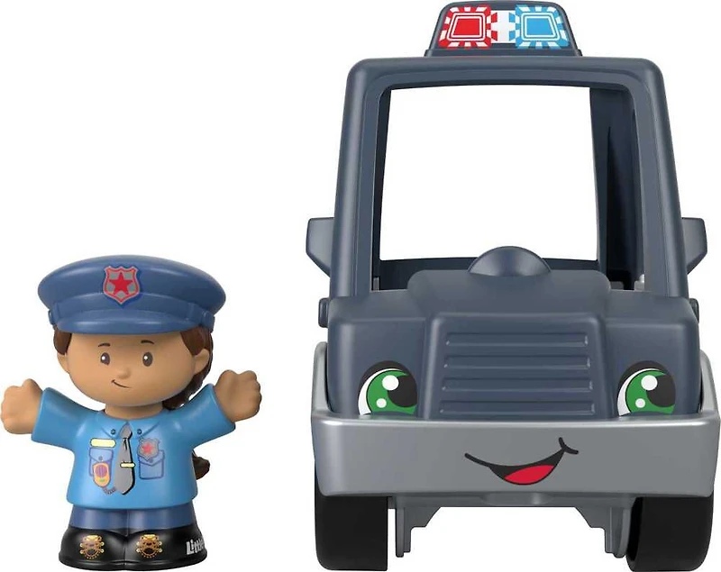 Fisher-Price Little People Voiture de police Aidons les autres