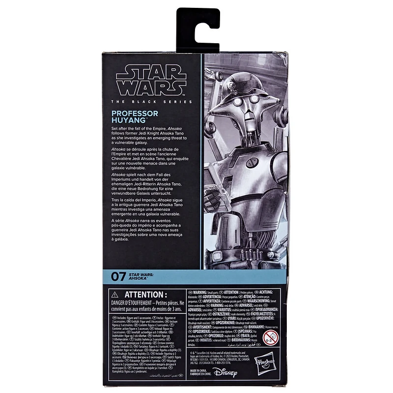 Star Wars The Black Series, figurine Professeur Huyang de 15 cm