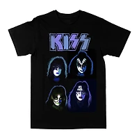Kiss Gradient- Logo Black T-Shirt