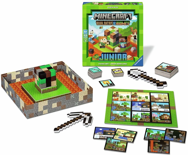 Ravensburger 24615 Minecraft Junior - Jeu coopératif pour enfants