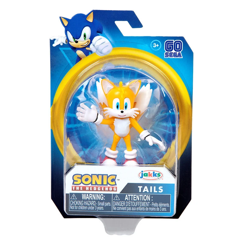 SONIC 2.5" BASIC FIGURES WITH ACCY  Modern Tails Wave 1