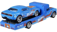 Hot Wheels Team Transport Retro Rig and '18 Dodge Challenger SRT GRK51