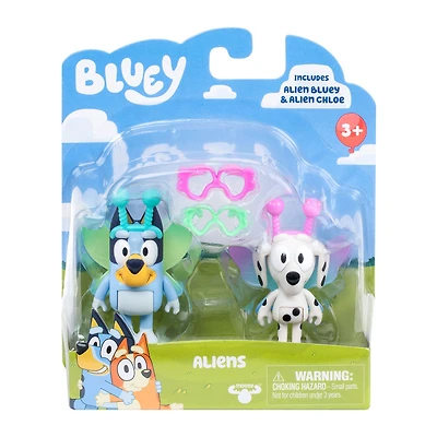 Bluey S10 Figurine 2Pk Étrangers Bluey Et Chloe