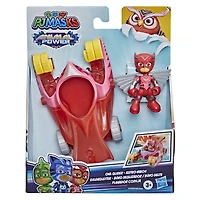 Pyjamasques Animal Power, Astro-Hibou, véhicule et figurine articulée Bibou - Édition anglaise