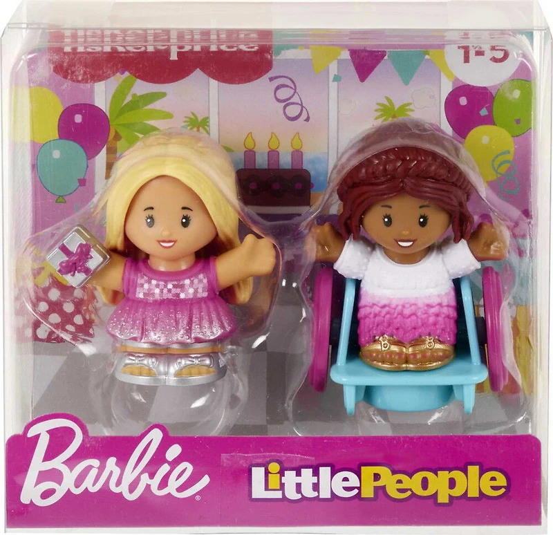 Little People - Barbie - Coffret figurines - Fête d'anniversaire