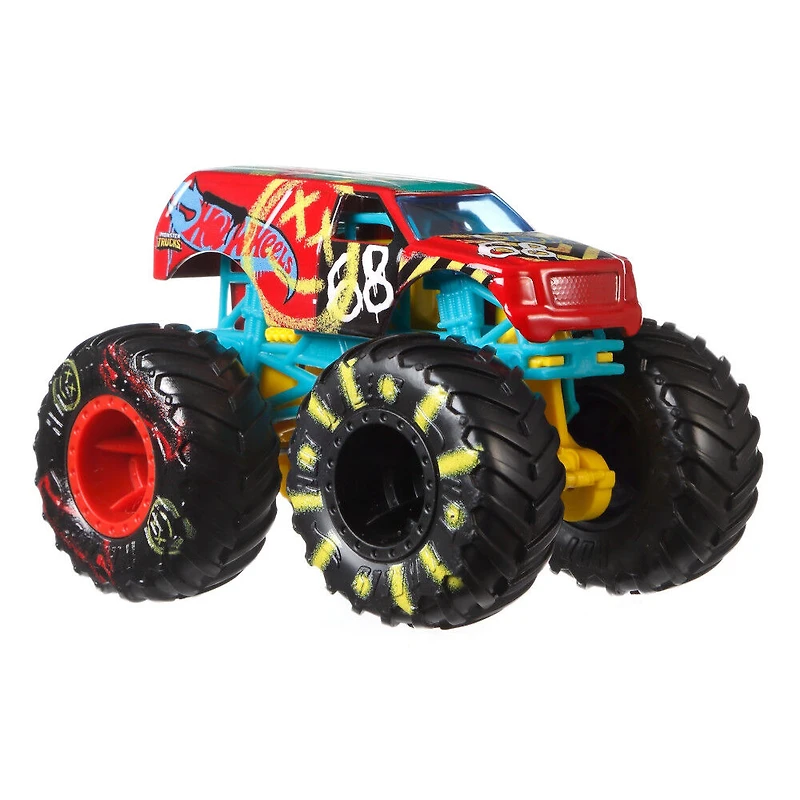 Hot Wheels Monster Trucks 1:64 Demo Derby Vehicle 2 Pack
