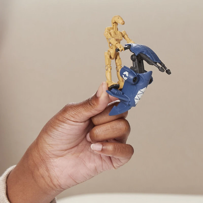 Star Wars Mission Fleet, droïde de combat Destruction figurine articulée