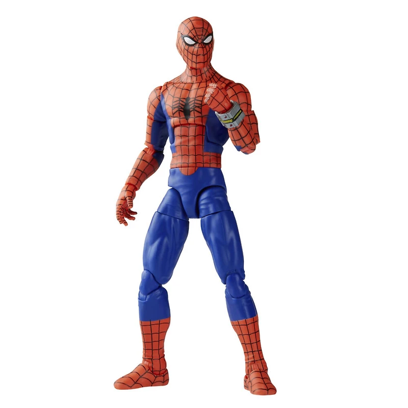 Marvel Legends Series Spider-Man, figurine Spider-Man japonais 60e anniversaire de 15 cm, 6 accessoires