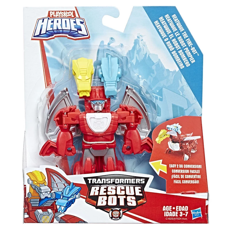Playskool Heroes Transformers Rescue Bots - Figurine de Heatwave le robot pompier