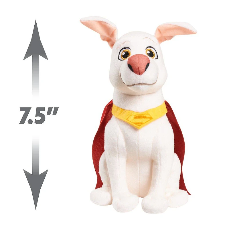 Jouet DC SUPER-PETS Petite Peluche KRYPTO LE SUPERCHIEN, SUPERMAN, Animal en Peluche de 20 cm (8 pouces) - Notre exclusivité