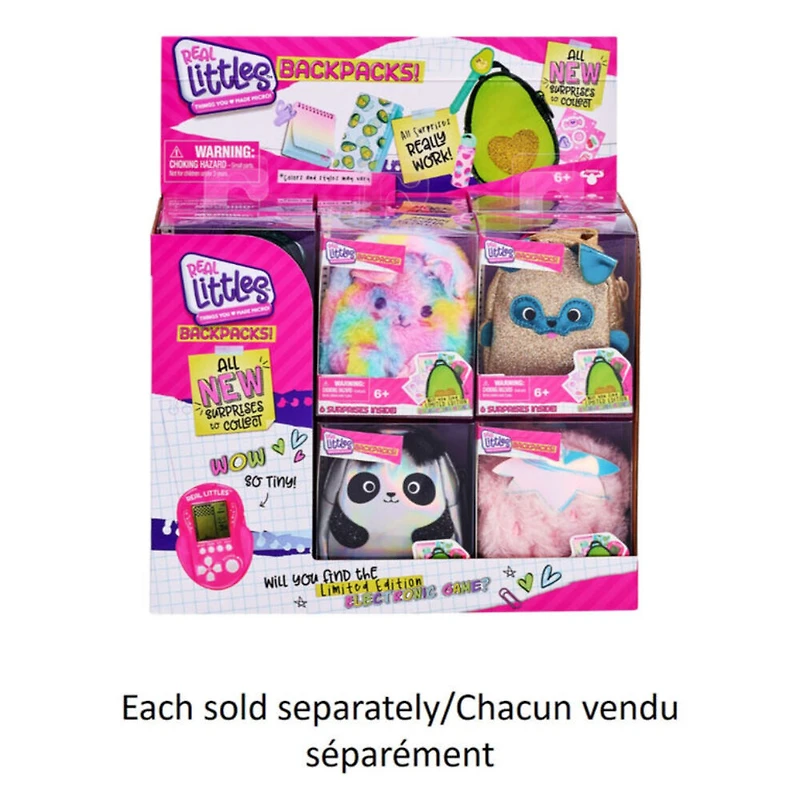 Real Littles - Sac À Dos (1 De 6 Styles Assortis)