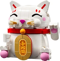 LEGO Lucky Cat Building Toy for Girls & Boys - Spring Festival Decoration for Kids, Ages 9+ - 40813