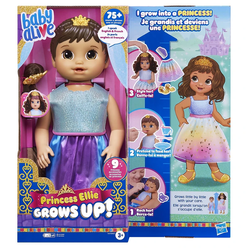 Baby Alive Princess Ellie Grows Up! Doll