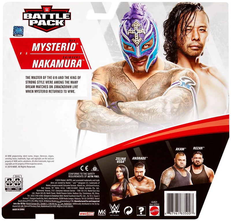WWE - Coffret de 2 - Shinsuke Nakamura contre Rey Mysterio