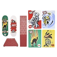 Tech Deck, Flip Skateboards Versus Series, Collectible Fingerboard 2-Pack and Obstacle Set