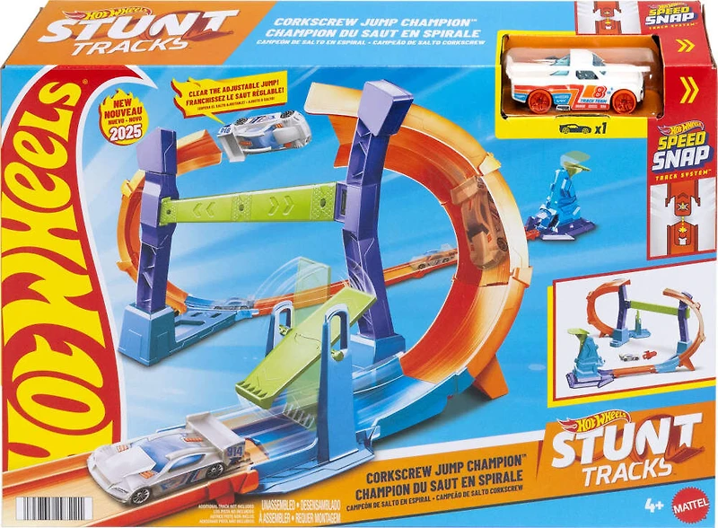 Hot Wheels-Coffret Piste Looping et Saut Piste Multi Crash-coffret