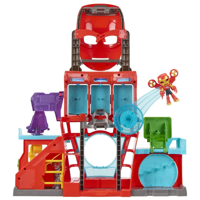 Marvel Iron Man and his Awesome Friends Iron Quarters Boys & Girls Electronic Playset