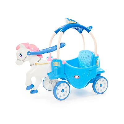 The Little Tikes Princess Horse & Carriage - Frosty Blue