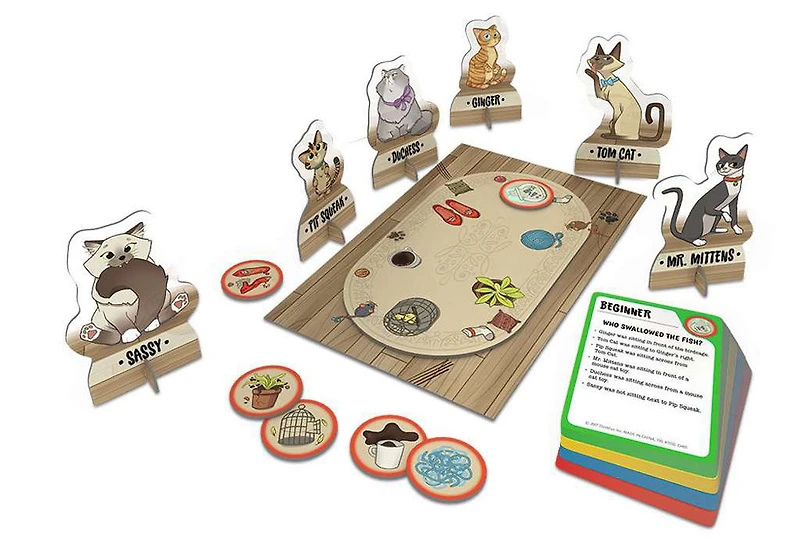 Ravensburger! Thinkfun - Jeu de "Cat Crimes Who's to Blame Logic" (Français Seulement)