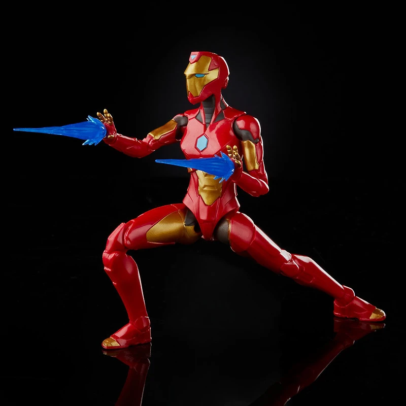 Hasbro Marvel Legends Series, figurine Ironheart de 15 cm, avec 5 accessoires et pièce Build-a-Figure