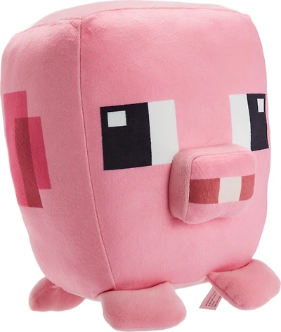 Minecraft Cuutopia 10-in Pig Plush Character Pillow Doll, Collectible Toy