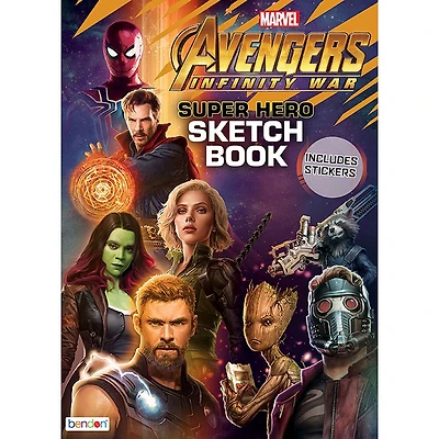 Avengers Infinity War Super Hero Sketch Book