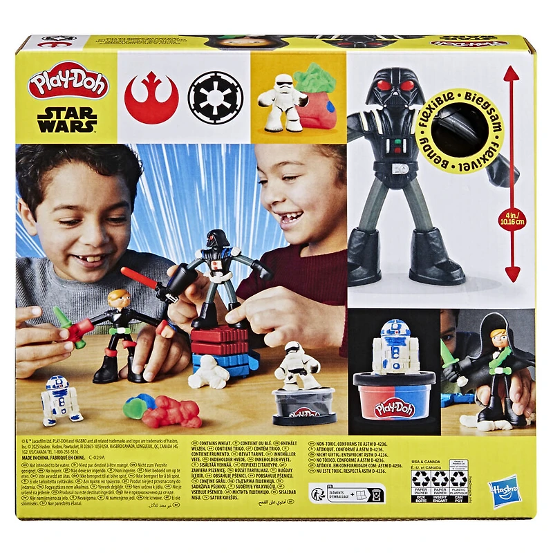 Play-Doh Star Wars Squish & Slice Lightsabers 4 Inch Action Figure Set