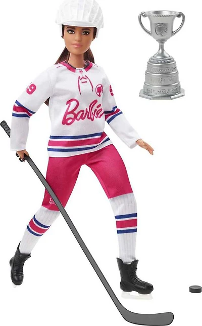 Barbie- Poupée - Joueuse de hockey